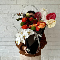 Luxury Orchid and Rose Bouquet