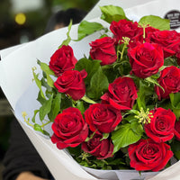 6, 12, 24, 36 red roses bouquet