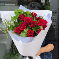 6, 12, 24, 36 red roses bouquet