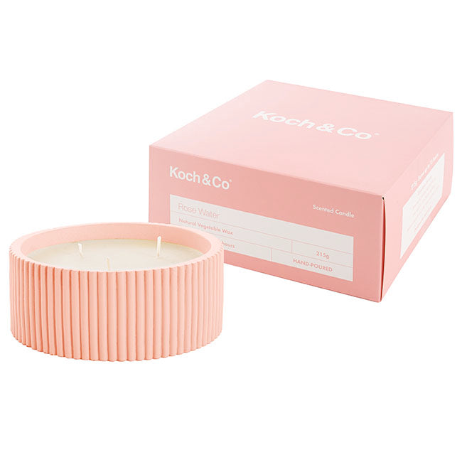 Koch & Co Scented Candle Evelyn II Rose Water 215g