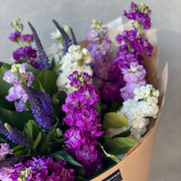 Purple Stock Flower Bouquet